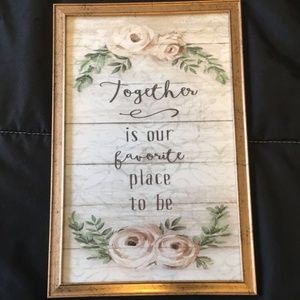 Decorative Saying Art